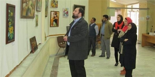 نمایشگاه آثار نقاشی 2 هنرمند نوشهری برپا شد