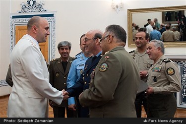 حضور مستشاران نظامی داخلی و خارجی در مراسم جشن روز ملی روسیه در تهران