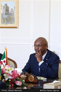 آلن نیامیتو وزیر امور خارجه بروندی