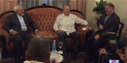 رایزنی ظریف با وزیر تجارت خارجی کوبا
