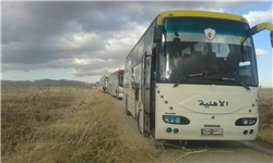 خروج 8 اتوبوس دیگر از فوعه و کفریا به سوی حلب در سوریه
