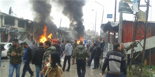 انفجار خودروی بمب‌‏گذاری شده در ریف غربی دمشق/ «جفش» مسئولیت را بر عهده گرفت