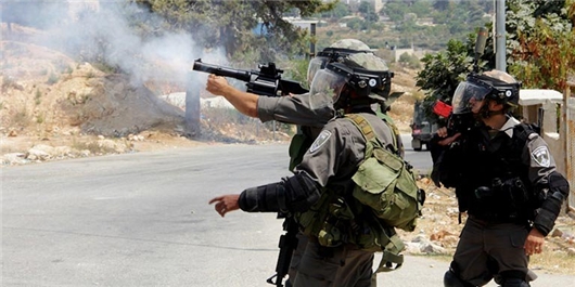 تیراندازی نظامیان صهیونیست به سمت تظاهرات‌کنندگان فلسطینی در جنوب غزه