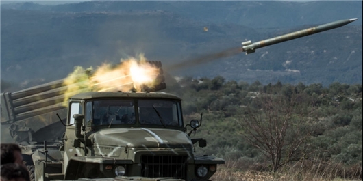 حمله توپخانه‌ای ارتش سوریه به تروریست‌های حاضر در مرز جولان اشغالی