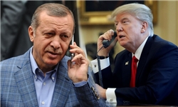اردوغان به ترامپ: آمریکا سریع‌تر کمک‌رسانی به تروریست‌های منطقه را متوقف کند