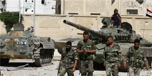 ارتش سوریه ده‌ها تروریست را در منطقه «جوبر»‌ دمشق محاصره کرد