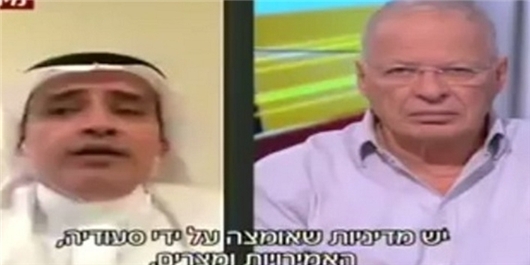 مشارکت تحلیلگر سعودی در برنامه تلویزیون اسرائیل برای حمله به قطر