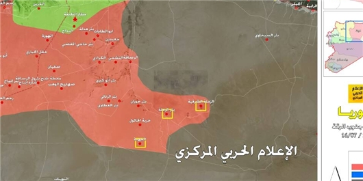دیده‌بان: ارتش سوریه 20 درصد شهر «السخنه» را آزاد کرده است + نقشه