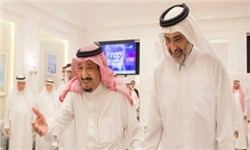 ملک سلمان با یک معارض قطری در طنجه دیدار کرد