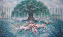 نمایش «اسب‌ها و درخت‌ها»ی حسین محجوبی در یک گالری تازه‌تأسیس