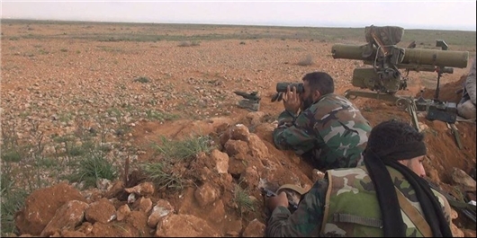 پیشروی 40 کیلومتری ارتش سوریه در استان دیرالزور
