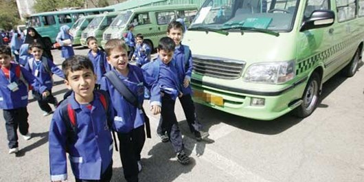 خودروهای سرویس مدارس فاقد آرم مخصوص توقیف می‌شود