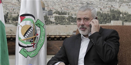 تماس تلفنی «هنیه» با سران کشورهای مختلف درباره توافق آشتی