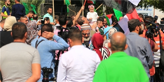 حال و هوای غزه در پی امضای دولت توافق ملی فلسطین+تصاویر