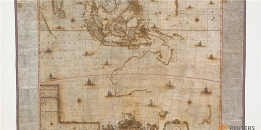 نقشه دوران مستعمراتی استرالیا به نمایش گذاشته شد
