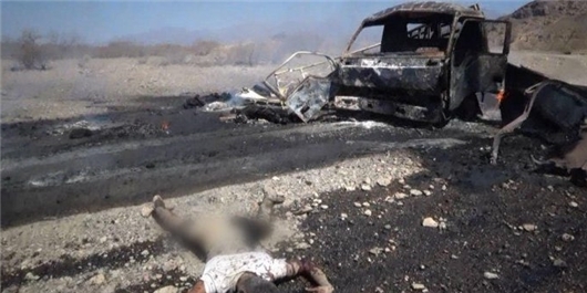 تصاویر دلخراش از حمله هوایی عربستان به جنوب غرب یمن