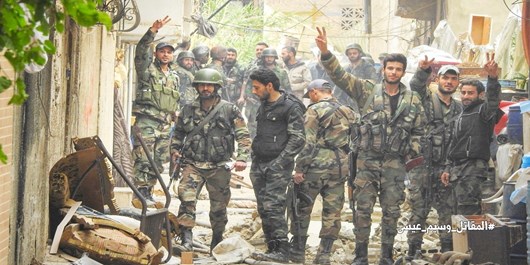 تداوم عملیات ارتش سوریه در جنوب دمشق/ 70درصد از اردوگاه «یرموک» آزاد شد
