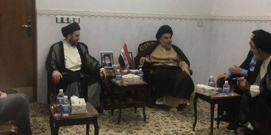 مقتدی الصدر و عمار حکیم برای تشکیل ائتلاف دیدار کردند
