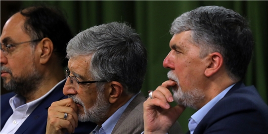 حدادعادل شعری با محوریت «کالای ایرانی» خواند/ واکنش جالب رهبر انقلاب