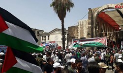 تظاهرات روز قدس در دمشق؛ سفیر ایران: توطئه آمریکا،توطئه‌ای شکست‌خورده است
