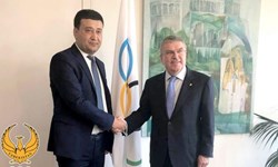 دیدار مقامات ارشد المپیک ازبکستان با رئیس کمیته بین المللی المپیک