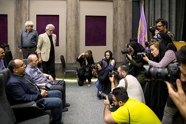 نشست خبری بعلی نصیریان رئیس بیستمین جشن بزرگ سینمای ایران
