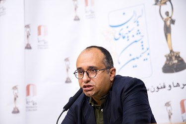 مازیار میری کارگردان سینما در نشست خبری بیستمین جشن سینمای ایران 