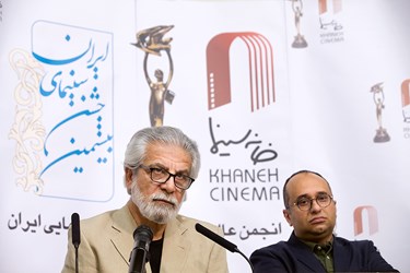 منوچهر شاهسواری مدیرعامل خانه سینما  در نشست خبری بیستمین جشن سینمای ایران 