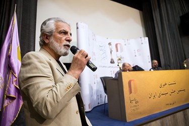 منوچهر شاهسواری مدیرعامل خانه سینما  در نشست خبری بیستمین جشن سینمای ایران 