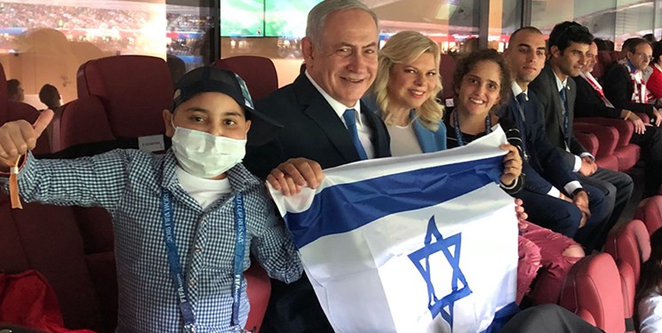 نتانیاهو برای تماشای فوتبال جام جهانی به مسکو رفت نه صحبت درباره ایران