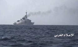 کشتی نظامی ائتلاف سعودی در غرب یمن هدف قرار گرفت