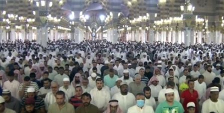 جلوه‌ای از اتحاد مسلمانان در مسجدالنبی(ص)+ فیلم