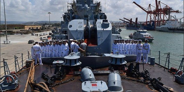 رزمایش دریایی روسیه در بندر «طرطوس»