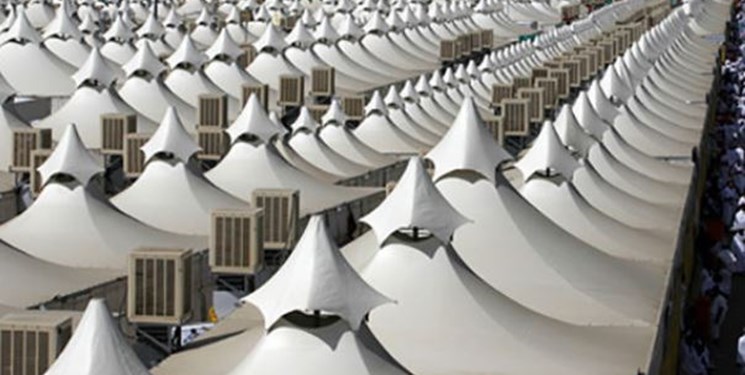 آماده‌سازی چادرهای عرفات برای حجاج ایرانی به روایت تصاویر