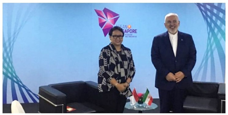 رایزنی تلفنی وزرای خارجه ایران و اندونزی