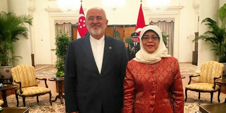 تأکید رئیس جمهور سنگاپور بر گسترش مناسبات با ایران در همه زمینه‌ها