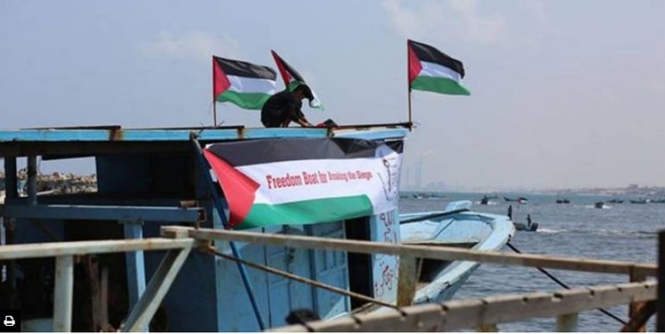 ممانعت رژیم صهیونیستی از رسیدن کشتی آزادی به نوار غزه