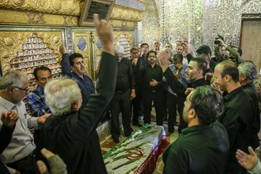 تشییع پیکر شهید مدافع امنیت حسن ترکمان در شیراز