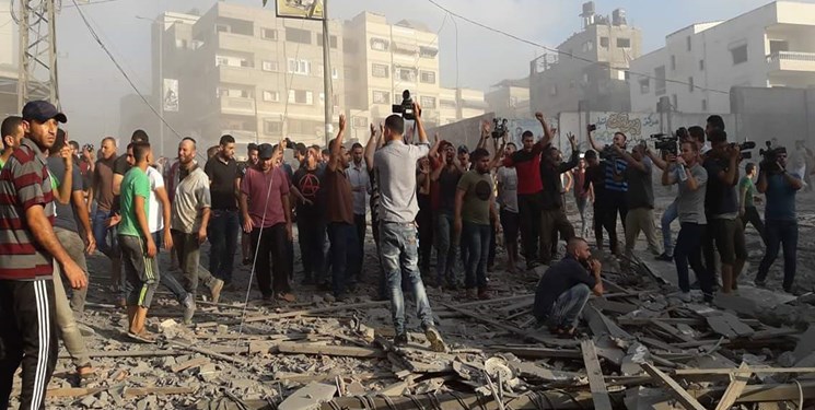 حمله هوایی دوباره رژیم صهیونیستی به غزه چند زخمی بر جای گذاشت