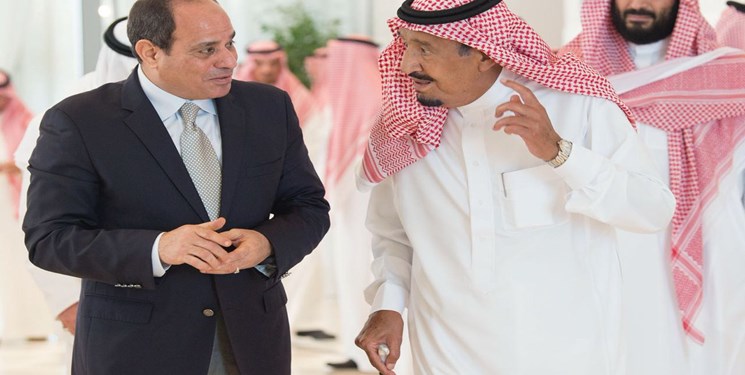 رئیس جمهور مصر با پادشاه سعودی در «نئوم» دیدار کرد