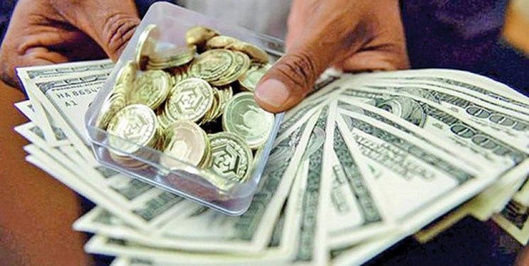 کاهش قیمت سکه و ارز/سکه ۴ میلیون و ۳۲۰ هزار تومان