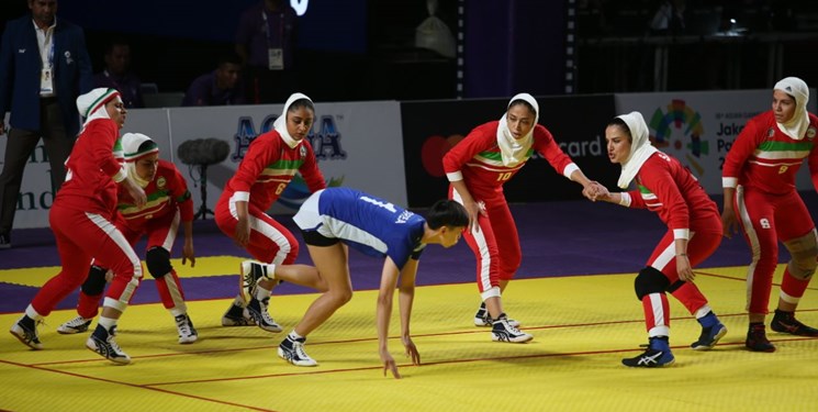 کبدی بانوان ایران بازی‌های آسیایی را پرقدرت شروع کرد