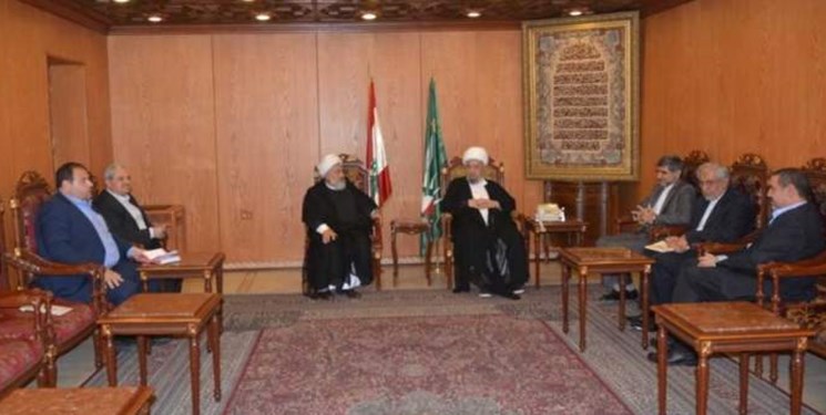 دیدار سفیر جدید ایران در لبنان با رئیس مجلس اعلای لبنان