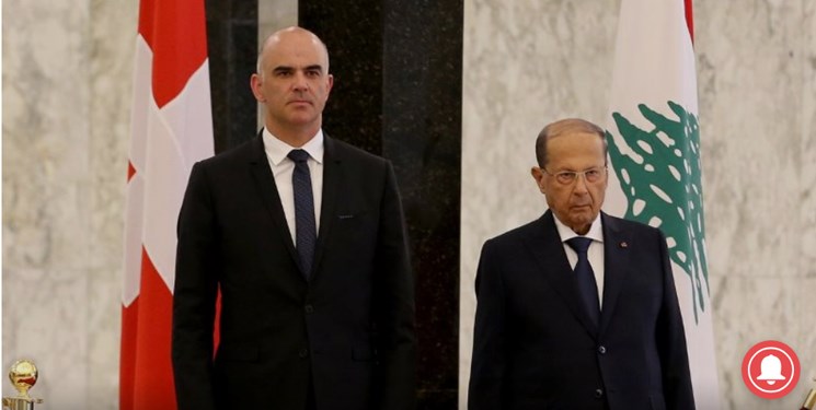 تأکید رؤسای جمهور لبنان و سوئیس بر ضرورت بازگشت امن آوارگان سوری