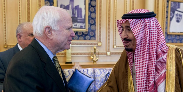  وزیر خارجه و پسر شاه سعودی: «جان مک‌کین» یک قهرمان بود