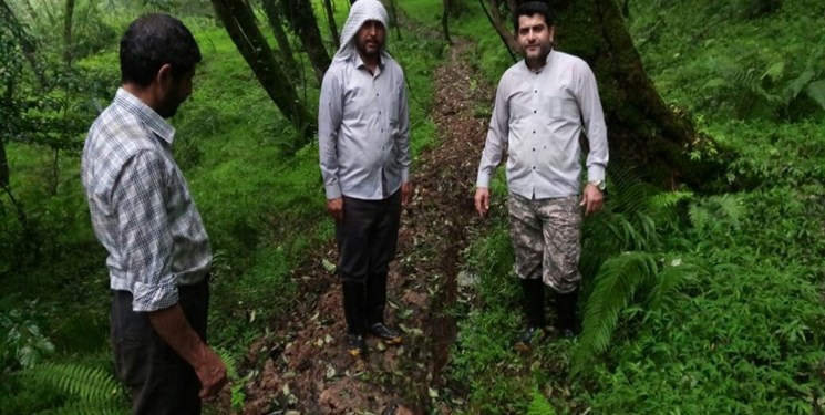 ۹ کیلومتر آب‌رسانی با حفر کانال در دل جنگل