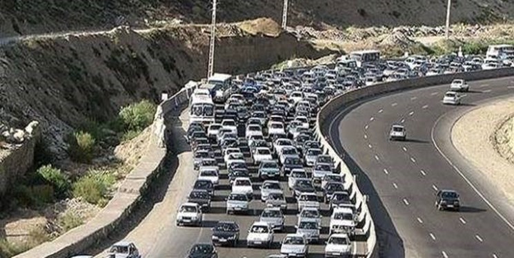 افزایش ترافیک جاده تهران ـ مشهد در محدوده استان سمنان