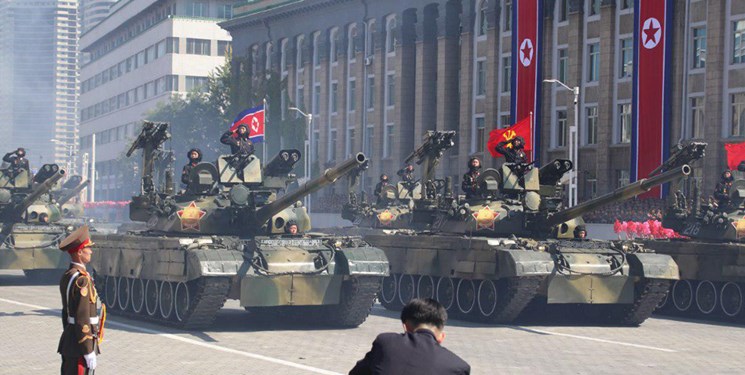 رژه نظامی سالگرد تاسیس کره شمالی بدون موشک‌های قاره‌پیما برگزار شد
