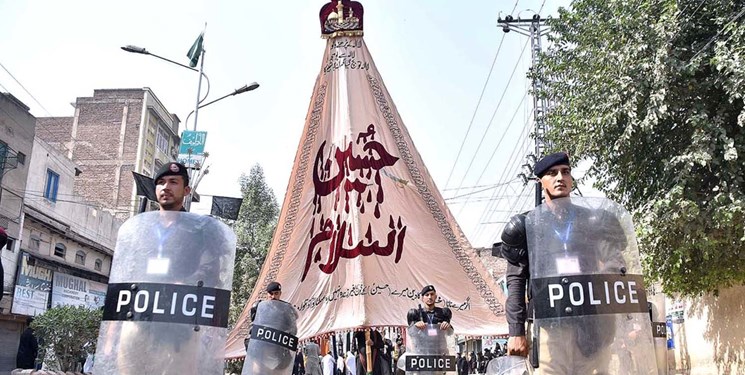 تدابیر امنیتی در دهه اول محرم پاکستان+تصاویر 