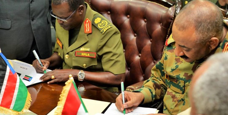 توافق اولیه سودان و سودان جنوبی برای توسعه همکاری نظامی